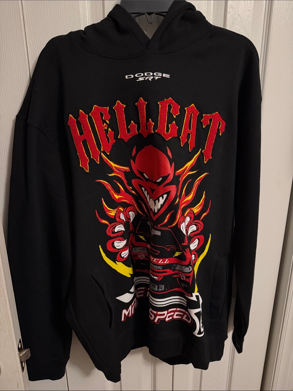 Hellcat Graphic Crewneck Sweater - Black